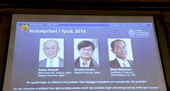 Trio win Nobel in physics for invention of blue LEDs