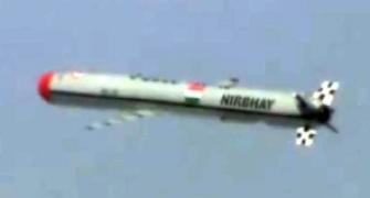 India successfully test-fires cruise missile Nirbhay