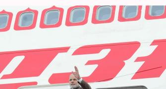 PHOTOS: Modi touches down in power capital of the world