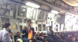 IAF plane carrying 168 Indian nationals lands in Kochi