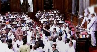 Cong protest stalls debate on GST Bill in RS again