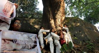 Activists take to 'Gandhigiri' to fight for Mumbai's open spaces