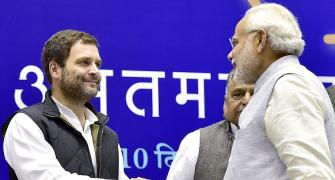 When Modi, Rahul shook hands!