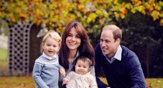 Christmas greetings from Prince William, Kate, George and Charlotte