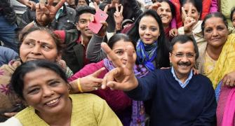 Kejriwal set to be CM with AAP-solute majority