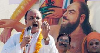 Criminal cases registered against Togadia, organisers