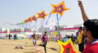 Kai po che! Colourful kites take to the skies in Jaipur