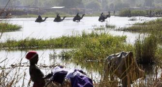 PIX: Hundreds flee after Boko Haram threatens villagers in Nigeria