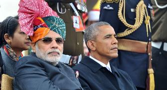 Modi's pet projects show up at Republic Day parade