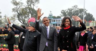 PHOTOS: The different moods of Obamas @ Rajpath