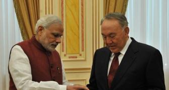 PHOTOS: Modi's bag of gifts for Kazakh president