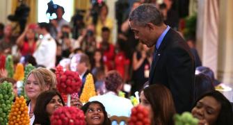 9-yr-old Shreya wows Obamas with 'garam masala' burger