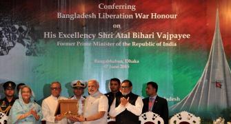 Bangladesh confers Award of Liberation War Honour on Vajpayee