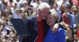 The Clintons are back! Hillary holds first major campaign rally