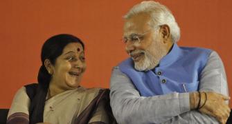 Why Modi stood by an embattled Sushma Swaraj