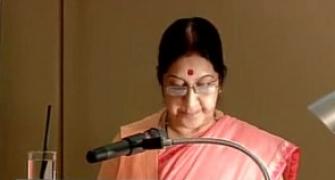 Sanskrit should be propagated to purify minds of people: Swaraj