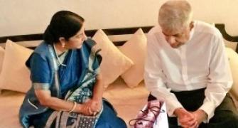 Sushma takes up fishermen issue after Lankan PM warns of shooting them
