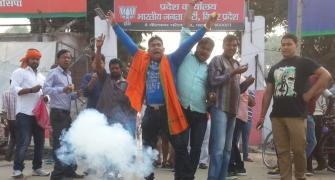 'Lord Ram burned down Ravan's Lanka today'