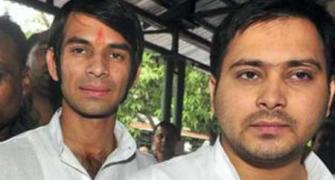 Lalu's younger son is 26, the older is 25