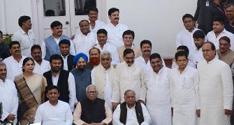 Akhilesh inducts 12 new faces in ministry; ex-Akali leader's entry baffles all