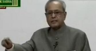 WATCH LIVE: President Pranab turns teacher for a day