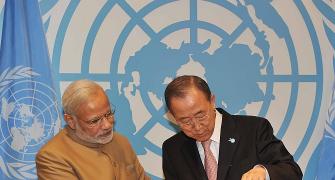 UN chief tells Modi he hopes to see India's leadership in South Asia