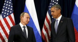 That's what you call awkward: When Putin met Obama