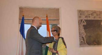 Mahatma Gandhi's granddaughter Tara Gandhi gets French honour