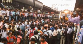 Tired of daily train delays, irate Mumbai commuters stage 'rail roko'