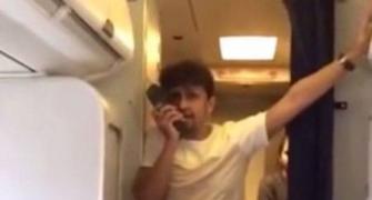 Sonu Nigam's mid air 'concert' gets Jet crew suspended