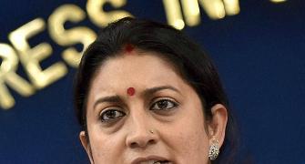 JNU row: Irani condemns protest, student leader held