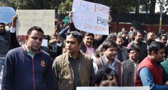 Journalists stage protest over attack at Patiala House court