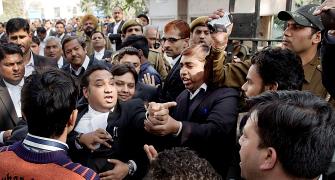 Scuffle in court: FIR filed over assault on pro-Kanhaiya lawyer