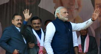 In poll-bound Assam, Modi attacks Congress over lack of development
