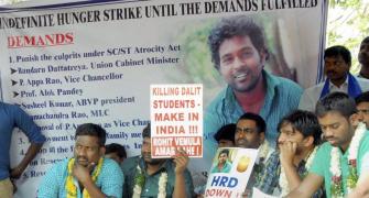 Dalit student's suicide: Fasting students taken to hospital