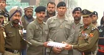 BSF-Pak Rangers exchange sweets on 67th Republic Day