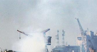 Fire sinks 2 Navy patrol boats at Mumbai dockyard