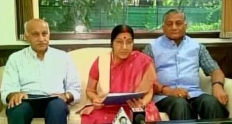 All of Kashmir belongs to India: Sushma's strong message to Pak PM