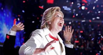 'Moment of reckoning': Hillary accepts historic presidential nomination