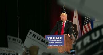 Obama condemns violence at Trump's California rally