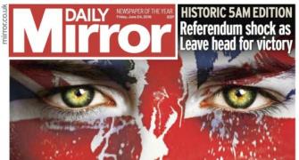 See EU later: How newspapers reacted to Brexit