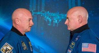 PHOTOS: Astronaut grew 2 inches taller and 8.6 milliseconds younger in space