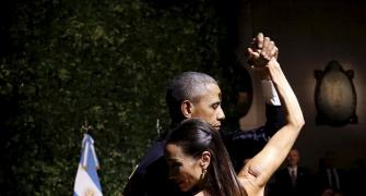 PHOTOS: Obama dances the Tango in Argentina