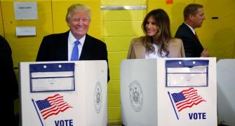 PHOTOS: Trump, Hillary cast their ballots