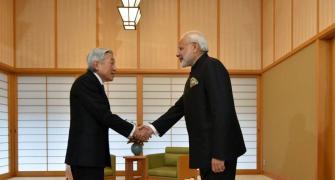 PM Modi meets Japanese Emperor Akihito
