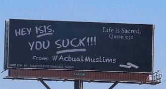 'Hey ISIS, you suck': America's 'Actual Muslims' launch billboard campaign