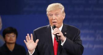 Trump introduces women 'raped by Bill Clinton' to press before debate