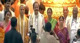 Now, I'm not a BJP man: VP-elect Venkaiah Naidu at Tirumala shrine