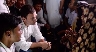 Gorakhpur a govt-made tragedy: Rahul after meeting bereaved families