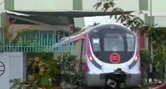 Days before launch, Delhi Metro train rams into wall